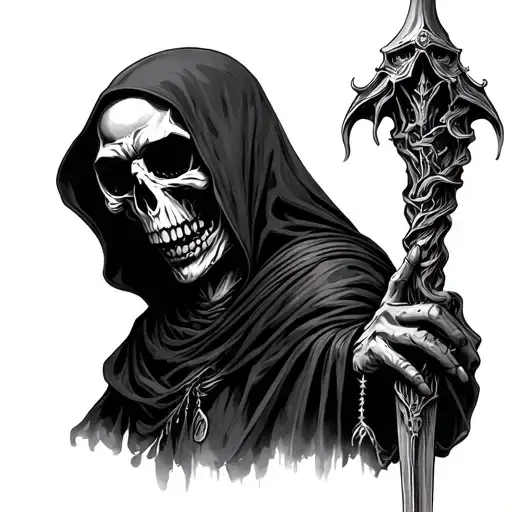 Grim Reaper Semi Colon