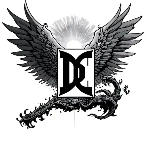 Dc Logo In Stair Way To Heaven