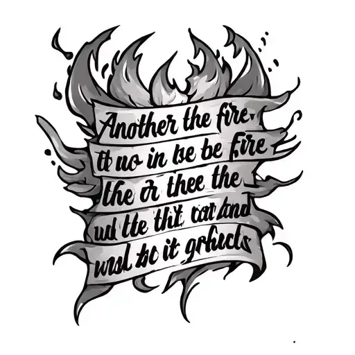 Another In The Fire Bible Verse