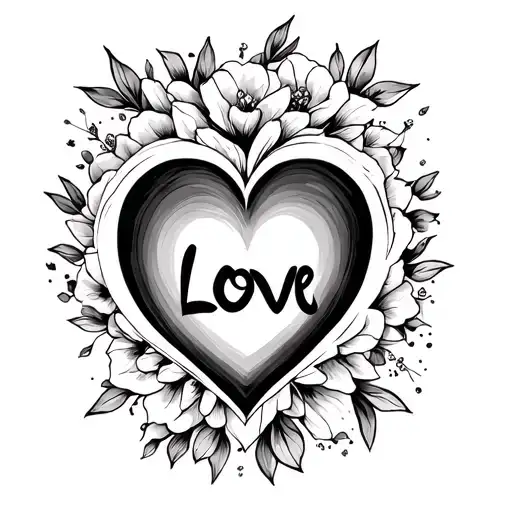 My Love One Name Deepti With Heart Made