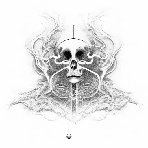 Abstract Depiction Of A Soul Transitioning Into A New Body