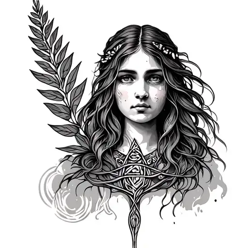 Daughter Birth Irish Ogham Ancient