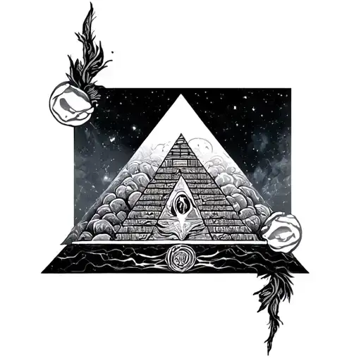 Alien Sleeve Pyramid Spiritual