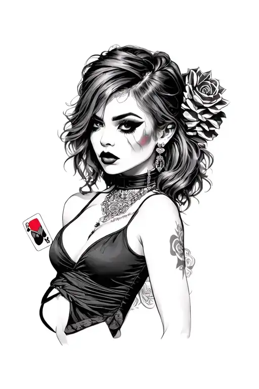 Cards And Gangster Girl