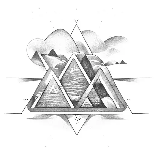 Wave Inside A Triangle With A Palm Three Each Side Of Triangle And California Write On The Bottom