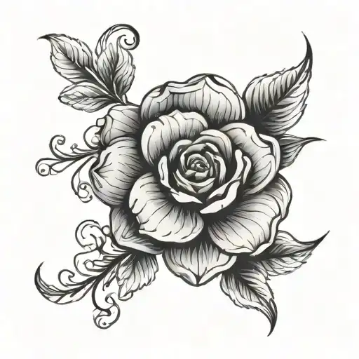 Dainty Flower Intertwined