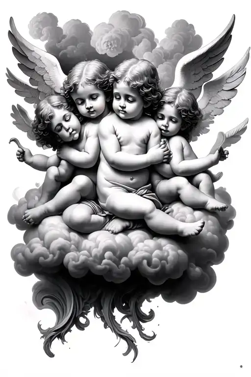 Cherubs On A Cloud
