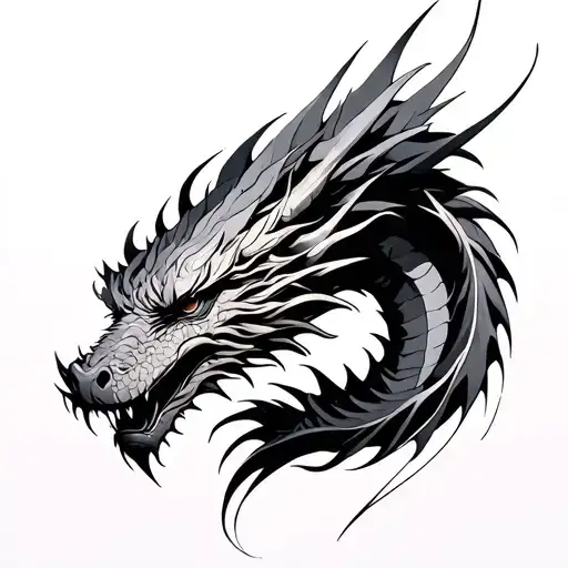 Dragon And Line Patterns