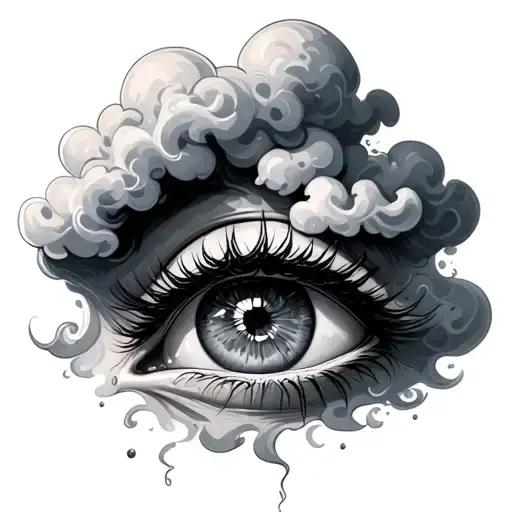 Cloud With Eye Inside