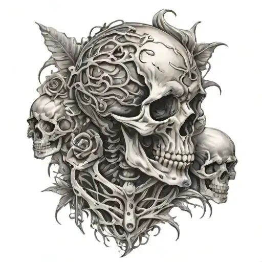 Soul Leaving The Body Skeleton