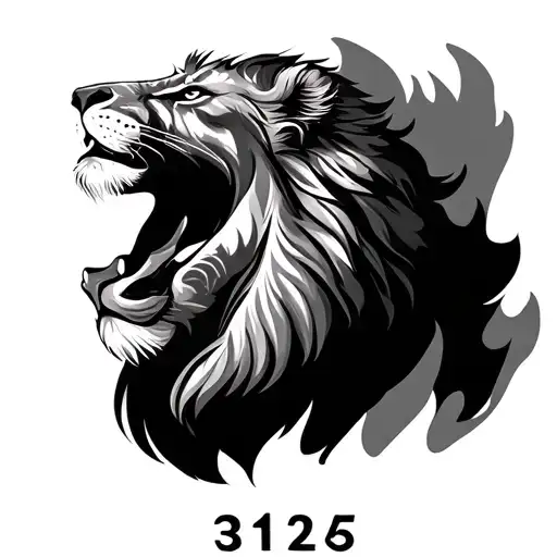 Lion And Lioness Number 3125