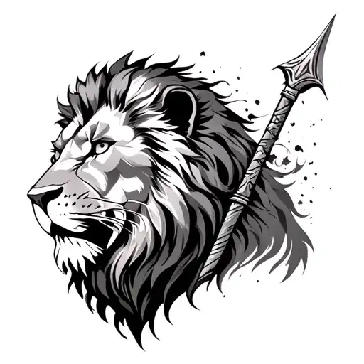 Lion And Warrior