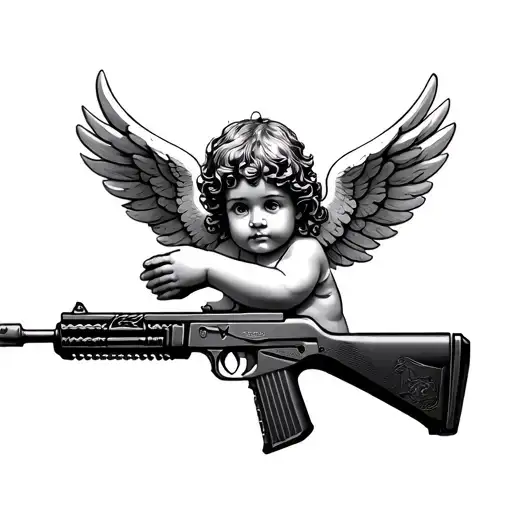 Cherub Aiming Ak47