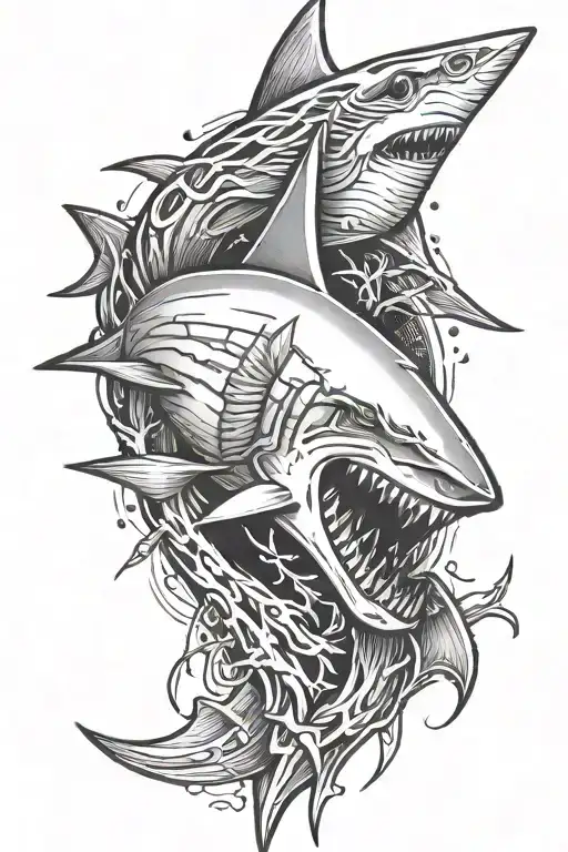 Arrow Head With Deer Tracks And A Shark Jaw