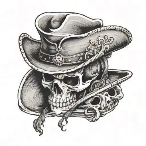 Skull Cowboy Hat