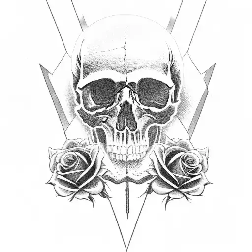 Skull And Roses