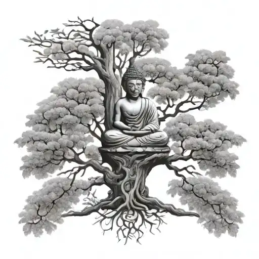 Buddha Tree Roman Numerals