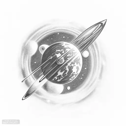 Space And Lighting Themed Sleeve