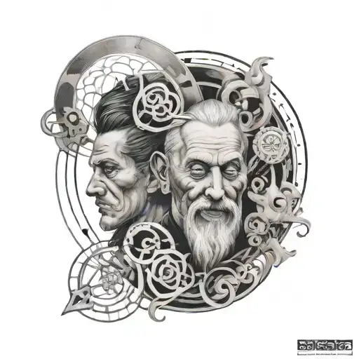 Father Sosns Conected Each Circle