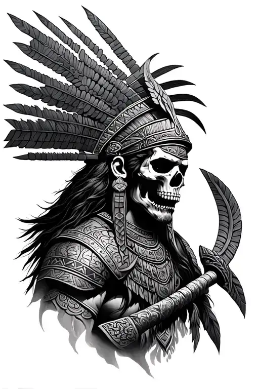 Aztec Warrior Of Death