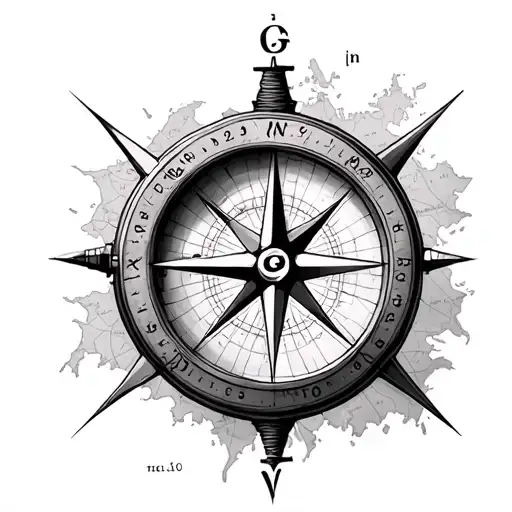 Compass And Map