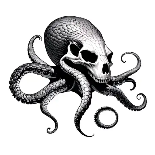 Snake Skull Octopus