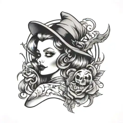 Halloween Pinup Girl