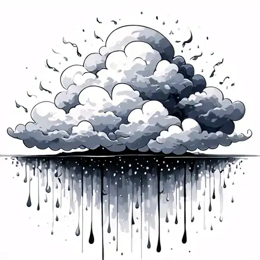 Rainy Cloud Background