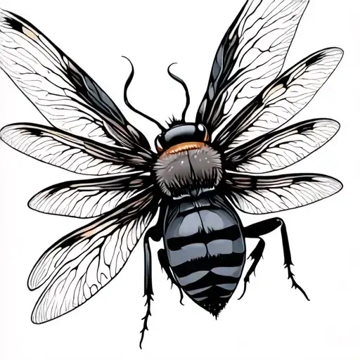 Firefly Insect Abstract