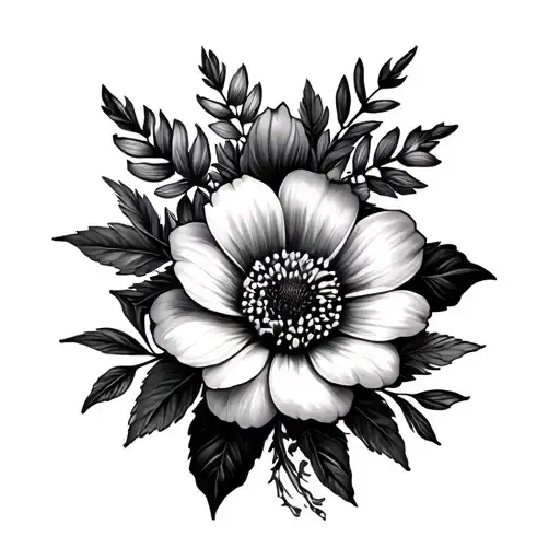 March And December And April Birth Flower