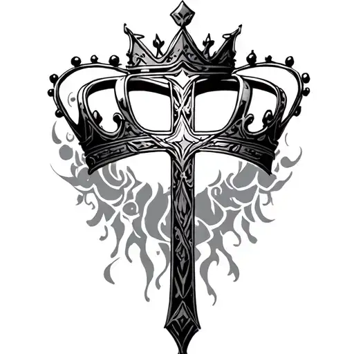 Cross With Crown