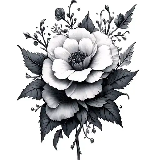 Gothic Flowers Wrapped