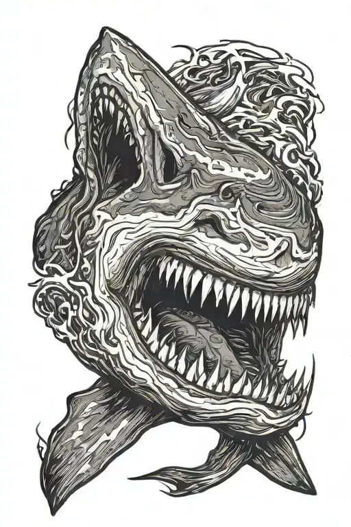 Great White Shark Mouth Open