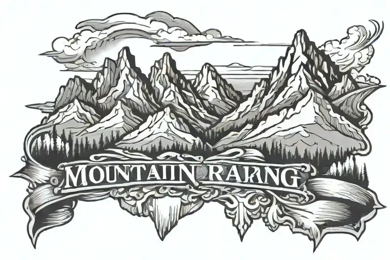 Mountain Range With Name Incorporated