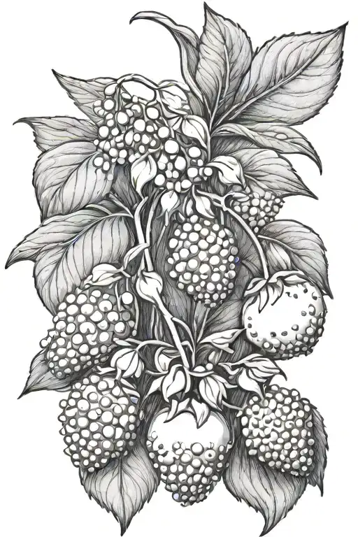 Lily Of The Valley And Strawberries