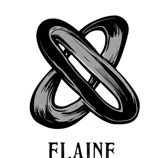 Elaine Name In Infinite Symbol
