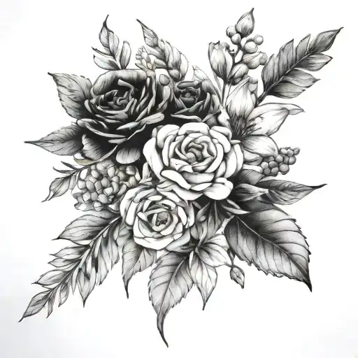 Birth Flower Bouquet