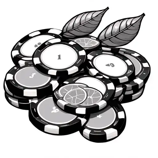 Casino Chip Data As Fruits