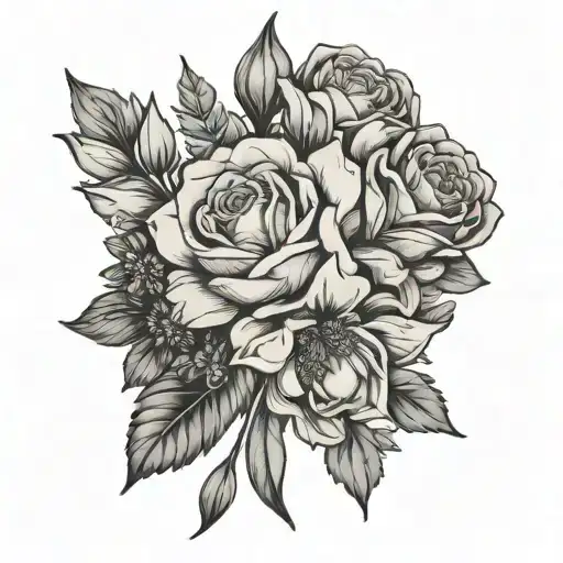 November March April And May Birth Flower Bouquet