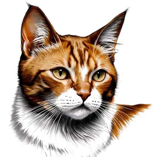 1 Male Orange Cat Another Lead Cat With White And An Orange Cat