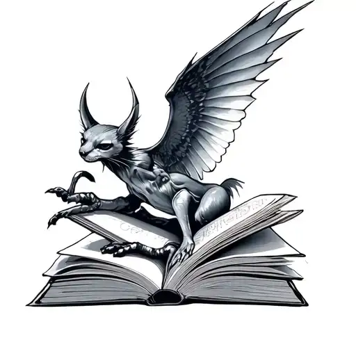 Murcielago And Open Book