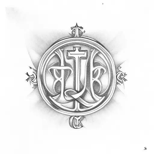 Rosary And Initials S D V S