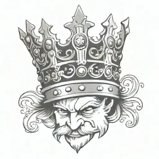 Behind The Ear Kings Crown