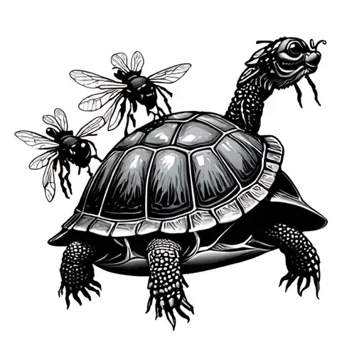 Chat Hood Bees In A Turtle Heel Turtle Turtle Tree