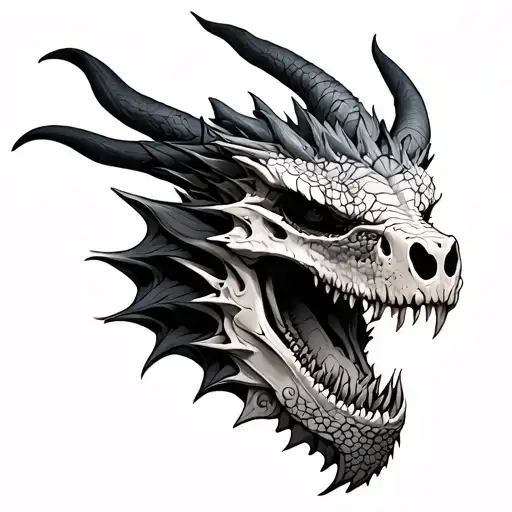 Dragon Skull Wearing