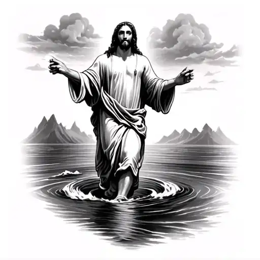 Jesus Walking On Water
