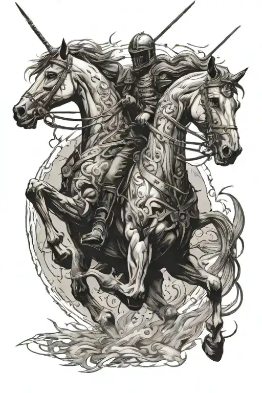 Death Horse Battle Scene