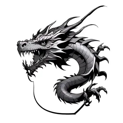 Dragon And Sagittarius And Infinity