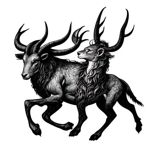 Taurus Pisces Leo Capricorn And Sagittarius In Tarot Style