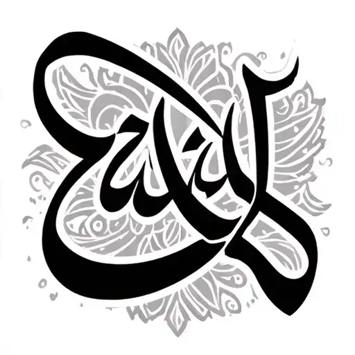Sabera In Arabic Calligraphy Spelling
